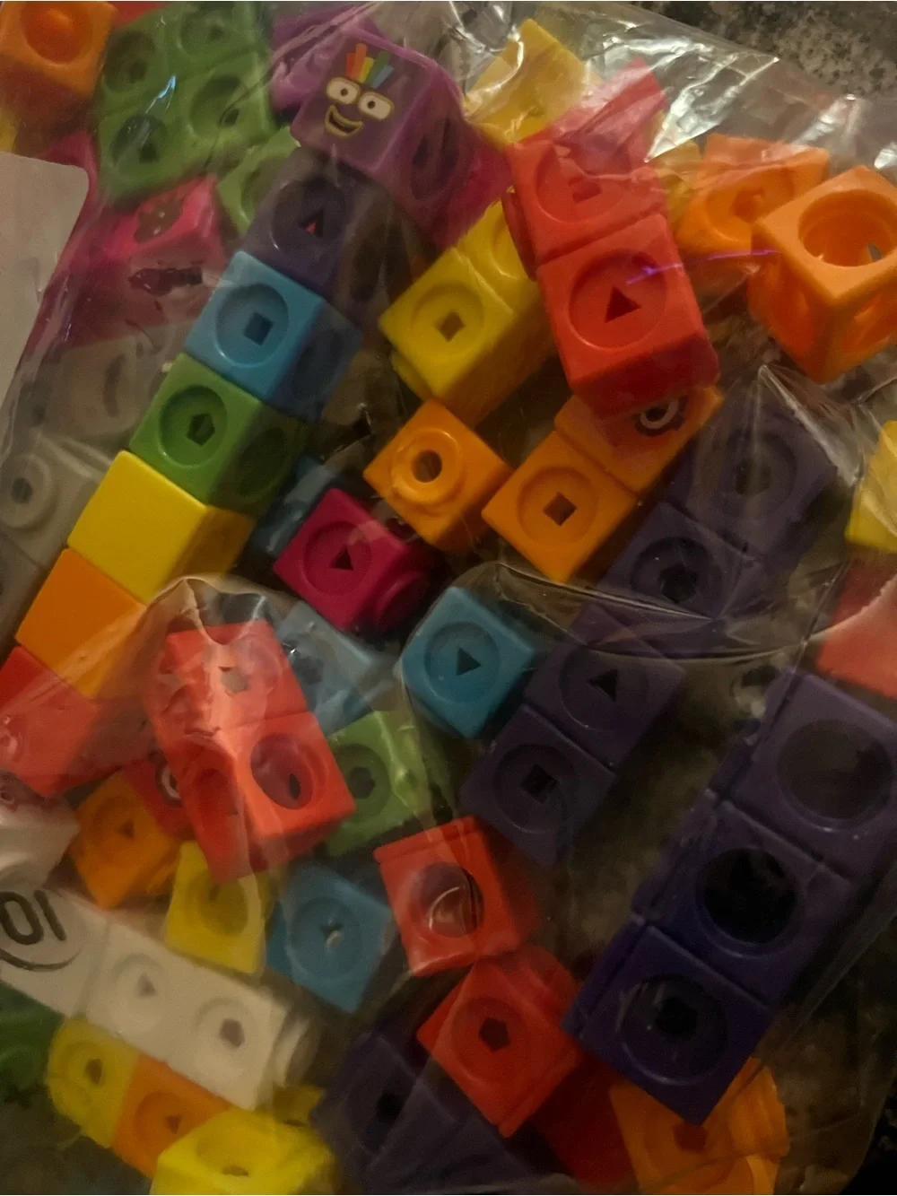 Numberblocks Figures and Activity Set, numbers 1-5, math links character cubes